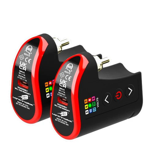 Darklab LightningBolt Battery Pack Cordless Tattoo Machine Power Supply 10 Hours Runtime Bluetooth Enabled, 2-Pack