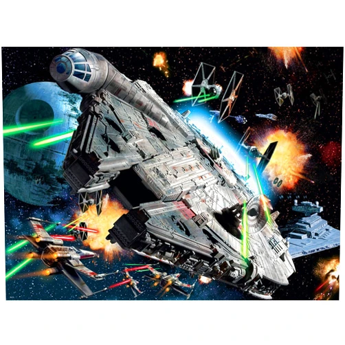 Buffalo Games - Star Wars - Punch It! - 1000 Piece Jigsaw Puzzle for Adults Challenging Puzzle Perfect for Game Nights