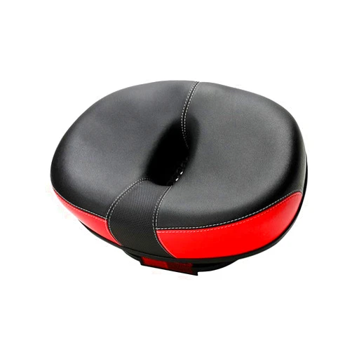 KGADRX Bicycle Saddle No Nose Bike Seat Cushion Bike Replacement Hollow Rear Seat Big Butt Wide Comfortable Saddle Seat with Taillight