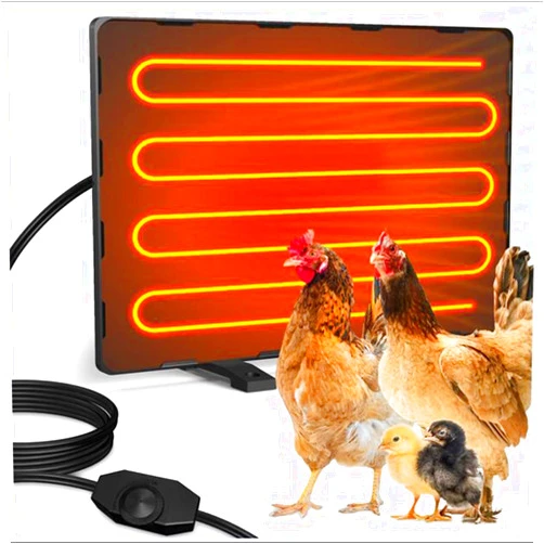 CCPWM Chicken Coop Heaters,Animal House HeatersChicken Coop Heating Panel with Powerful Thermostat System