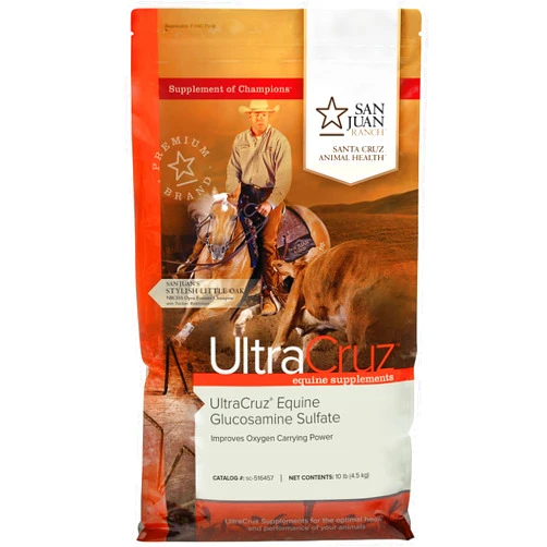 UltraCruz Equine Glucosamine Sulfate Joint Supplement for Horses, 10 lb, Pellet, (80 Day Supply)
