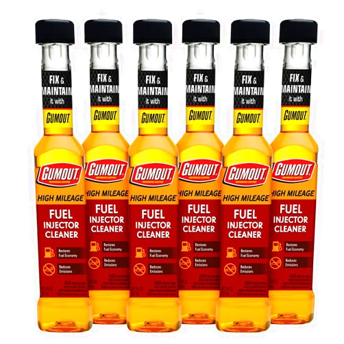 Gumout 510013 High Mileage Fuel Injector Cleaner, 6 oz. (Pack of 6)