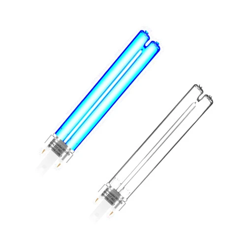 Coospider-repta 2 pcs 9 WATT UV UVC PL-S9/TUV G23 Base Replacement UV Light Bulb for Outdoor Pond Clarifier Compatible with JUP-01 UVE9 CF400 CF500 UVCP-9 UV Light for Aquarium