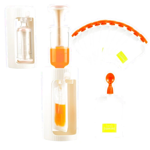 PandaEar Squeeze Station for Baby Puree Food Storage, Baby Food Pouch Filling Maker with 10 Pcs Reusable Pouches, Pouch Filling Station for Infant and Toddlers