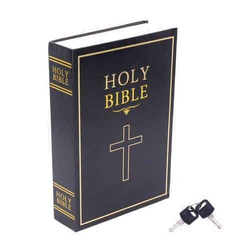 Yaogohua Book Safe with Key Lock, Portable Simulation Safe Box, Secret Book Hidden Safe,Deposit Lock Box with 2 Keys for DormitoryHome Travelling(02)