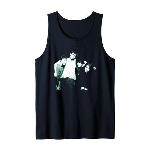 Simon Fowler Photography Britpop Band Blur B&W Portrait By Simon Fowler Tank Top