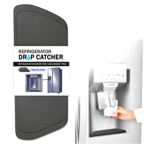 Simplation Refrigerator Drip Catcher for Water Tray, Absorbent Pad for Refrigerator Drip Tray, Protects Water Spills, No More Water Stain (Rectangular)