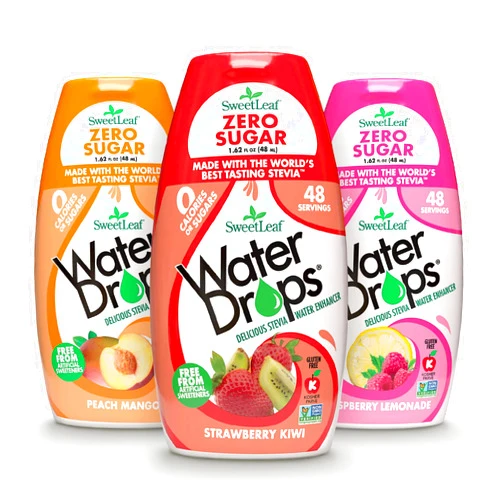 SweetLeaf Water Flavoring Drops - Stevia Water Enhancer, Sugar Free, Zero Calorie Water Additive for Flavor, Contains Monk Fruit Extract, Gluten Free, Keto Friendly - 1.62 Fl Oz (Variety Pack of 3)