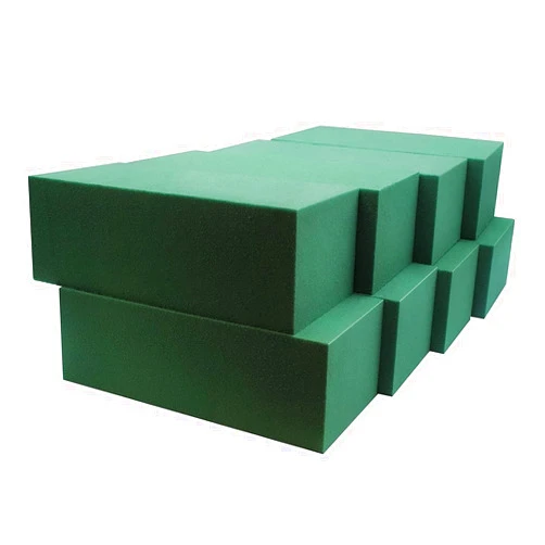 FLOFARE Pack of 8 Dry and Wet Floral Foam Blocks for Fresh and Artificial Flowers, Each (7.8” L x 3.5” W x 2.4” H), for Wedding, Birthdays, Home, Office, and Garden Decorations