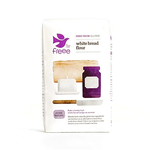 Doves Farm Gluten & Wheat Free White Bread Flour Blend (1Kg) - Pack of 6