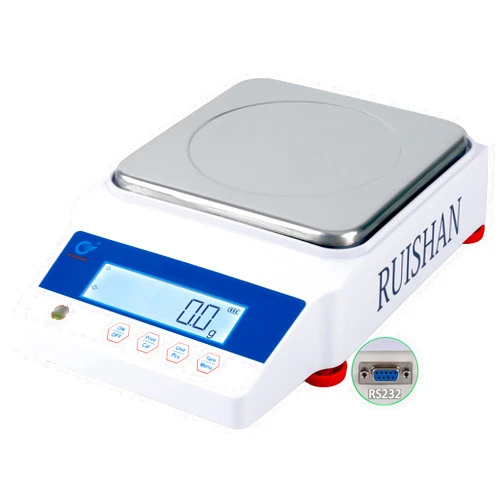 RUISHAN Large Range 10kg x 0.1g Precision Lab Balance Scale Grain/Gram Scale Scientific Scale Calibrated Scale Industrial Laboratory Weighing and Counting Scale Table Top Scale | for Lab, Jewelry