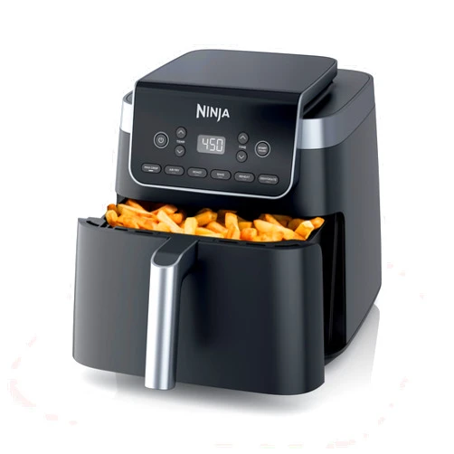 Ninja Air Fryer Pro XL 6-in-1 with 6.5 QT Capacity, Max Crisp, Air Fry, Air Roast, Bake, Reheat, Dehydrate, Max Crisp Technology with 450F, Nonstick Basket & Crisper Plate, Grey, AF181