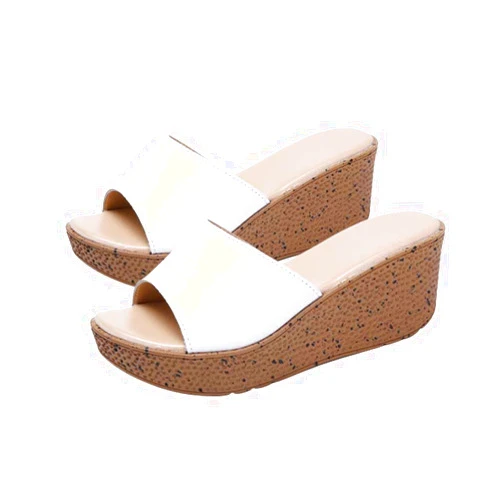 KAEAEILSS Ladies Platform Sandals - Casual Fashion Wedge Summer Beach Shoes - Comfortable Lightweight Slippers - Z Shape Ladies Rhinestone Wedge Sandals