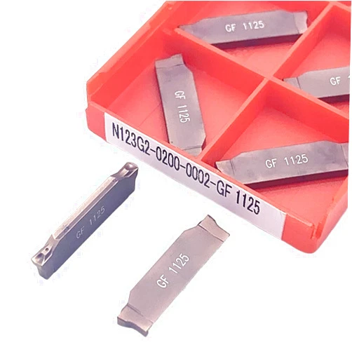 KUAOXK Indexable Lathe Carbide Insert N123G2-0200 N123G2-0300 N123G2-0400-004CR1125 TF4225 Metal Turning Tool CNC Machine Milling Tool(N123G2-0200 CR1125)
