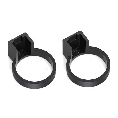 ONTEN Tesla Model 3/Y Charger Lock for J1772 Adapter (Works with Non Flange Adapter, Not Work with Model S/X) (Black)[2PACK]