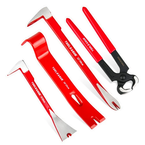 TOOLEAGUE 4 Pcs Pry Bar Set, 12