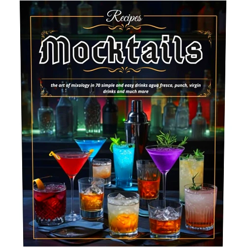BERNARDO DILARGONSSO Mocktails Recipes: the art of mixology in 70 simple and easy drinks agua fresca, punch, virgin drinks and much more