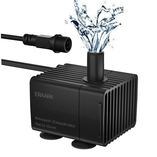 ERAARK Replaced Ultra Quiet 50GPH Water Pump 190 L/H 1W for ERAARK Aquarium Smart Fish Tank