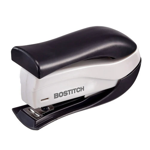 PaperPro inSHAPE 15 Reduced Effort Compact Stapler, 15 Sheets, Black/Gray (1455)