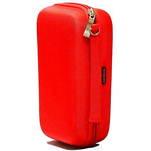 Navitech Red Watch & Accessory Case Compatible with GT HITGX Smart Watch