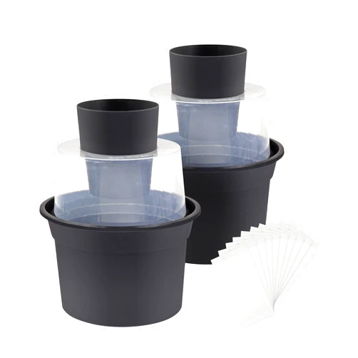 BIOGENTS BG-GAT2 Yard Control (Pack of 2) • Non-Electrical Outdoor Trap for Egg Laying Asian Tiger and Dengue Type • Position in Your Patio