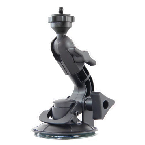 Delkin Devices Fat Gecko Mini Suction Camera Mount - Powerful Suction Cup Camera Mount for Car, Motorcycle, Desk, Window | Secure and Adjustable Action Camera Holder for Video Recording