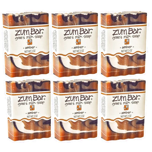 Zum Bar Goat's Milk Soap - Amber - 3 oz (3 Pack)