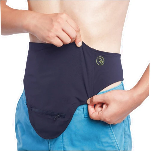 GBmates Ostomy Belt- Comfortable Colostomy Belt, Support Ostomy Bag Covers, Ostomy Belt for Men and Women - Adjustable Ostomy Support Belt-Ostomy Wrap (Large)