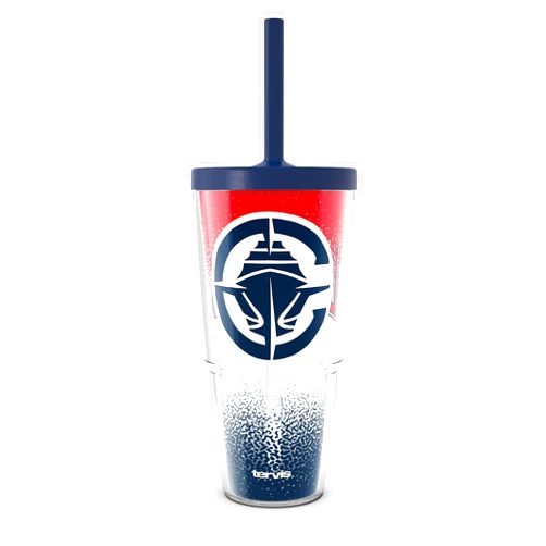 Tervis NBA Los Angeles Clippers - Defend Made in USA Double Walled Insulated Tumbler Travel Cup Keeps Drinks Cold & Hot, 24oz with Straw Lid, Classic