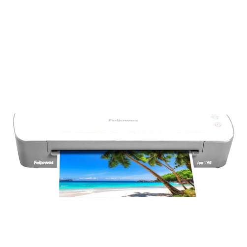 Fellowes Ion 95 Thermal Laminator for Home, School or Office with 15 Pouch Starter Kit, Easy to Use, Quick Warm-Up, Jam-Free (5247201)