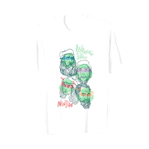 Renaissance Artists Renaissance Ninja Artists Funny Saying Pop Art Painter T-Shirt
