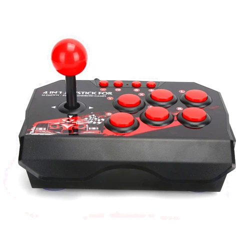 Surebuy Wired Arcade Joystick, Plug and Play USB Arcade Game Fighting Joystick, Nostalgic Arcade Fight Stick Joystick, Arcade Games Accessories, Suitable for PS3/Switch/PC