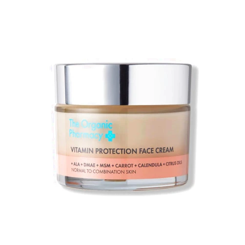 The Organic Pharmacy Vitamin Protection Face Cream, 50ml, Normal to Combination Skin, with Carrot and Calendula