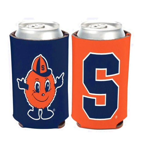 WinCraft NCAA Syracuse University Orange 1 Pack 12 oz. 2-Sided Can Cooler