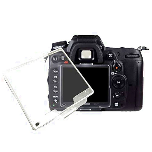 FANZR Screen Protective Cover Compatible for Nikon D300 D300S Camera (BM-8), Transparent ABS Anti-Scratch Screen Protector (2 Pack)