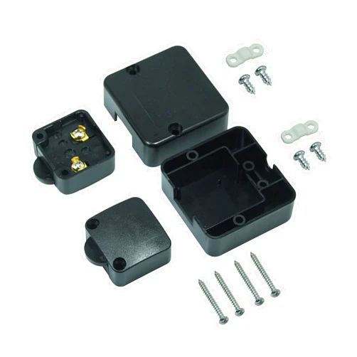 SHIYUN 2 Pcs Black Cabinet Lamp Switch Wardrobe Touch Switch Normally Closed Automatic Door Touch Switch Drawers Open Close Door On Off Light Switch for in Various Lighting Fixtures
