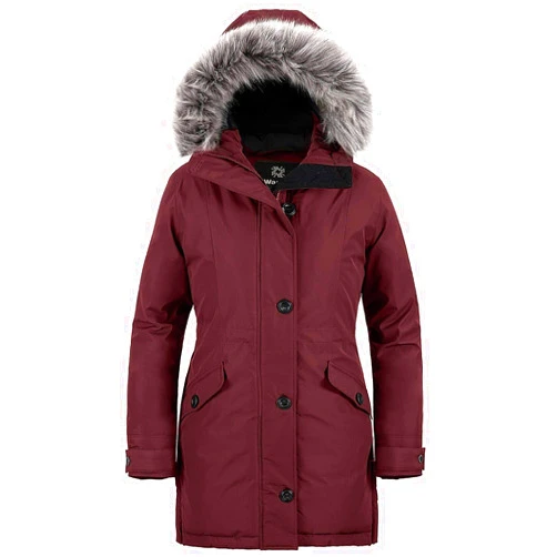 wantdo Women's Hooded Winter Coat Waterproof Warm Long Puffer Jacket Parka