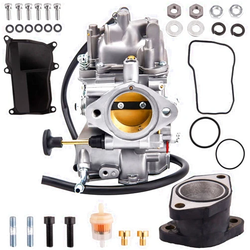 KAKO YFM350 Carburetor Replacement for Yamaha Warrior 350 Carburetor, Yamaha Big Bear 350 Carburetor, Compatible with Yamaha Warrior 350 YFM350 1987-2004,Big Bear 350 YFM350 1987-1998