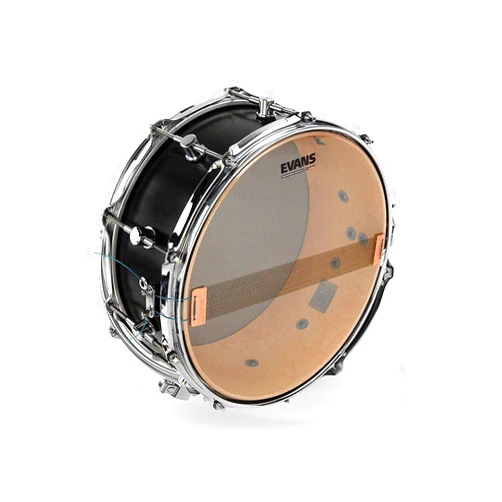 Evans Clear 500 Snare Side Drum Head - Single Ply 5mil Film Drumhead - Ideal for Deep Drums or Heavy Rock - 14 Inch