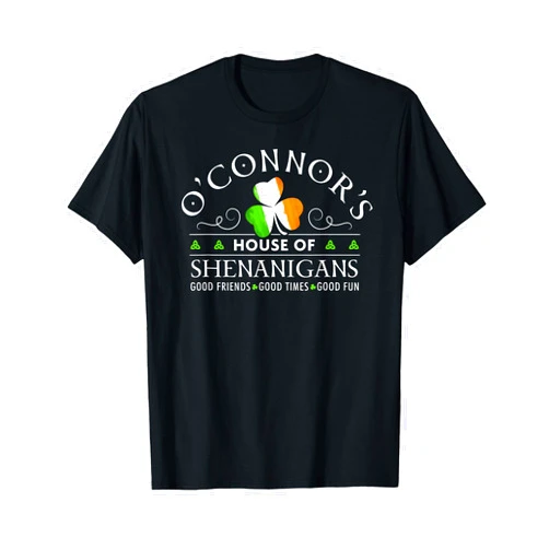 St Patricks Day Shirt by Zum2 O'Connor Shirt House of Shenanigans St Patricks Day T-Shirt T-Shirt