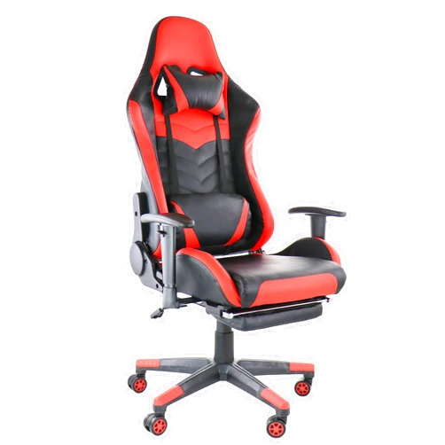 Gamefitz GF-2002 Gaming Chair, Black & Red