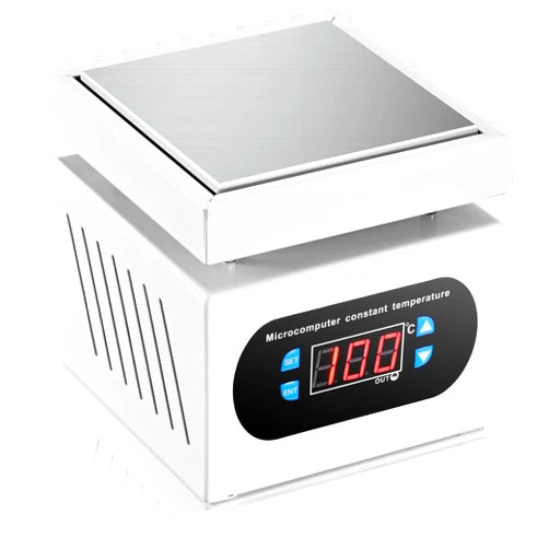 Soiiw 110V 350W Soldering Hot Plate LED Microcomputer Electric Preheat Soldering Station Welder Hot Plate Rework Heater Lab 100X100mm Plate