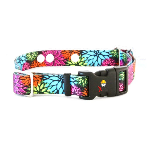 Extreme Dog Fence Replacement Containment and Training Collar Strap for Most Underground Electric Dog Fence Brands - Flower Days (Small: 10