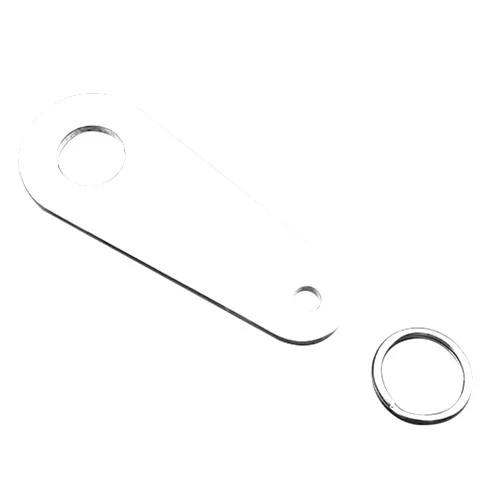 Omoojee 1 Piece Motorcycle Bell Hanger and 1 Piece Split Ring, Fits for Most of Bells, Silver