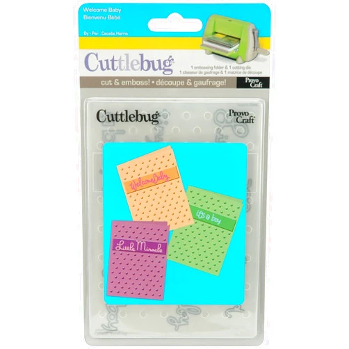 Cricut Cuttlebug A2 Cut and Emboss Combo, Welcome Baby