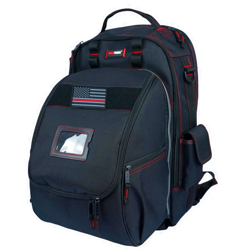 MELOTOUGH Welding Tool backpack for Tools and Helmet Extreme Gear Pack with Large Capacity Helmet Holder Luggage Storage Bag (Black)