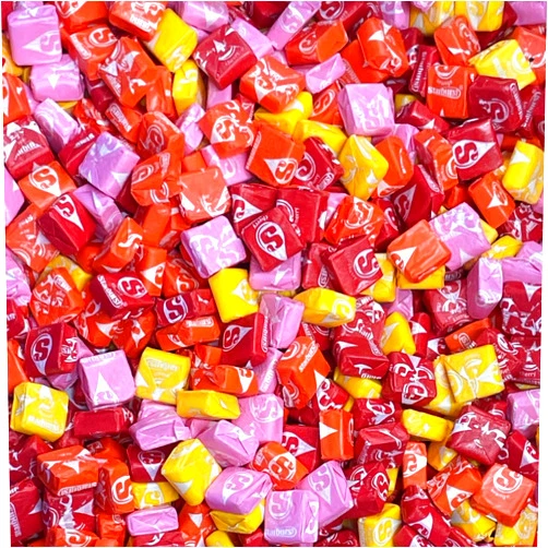 Sneaky Mango Starburst Assorted Flavors 1.75 Pounds (28 Oz) Bulk Individually Wrapped Fruit Candy in Resealable Bags - Approx. 150 Pieces in Each Bag!