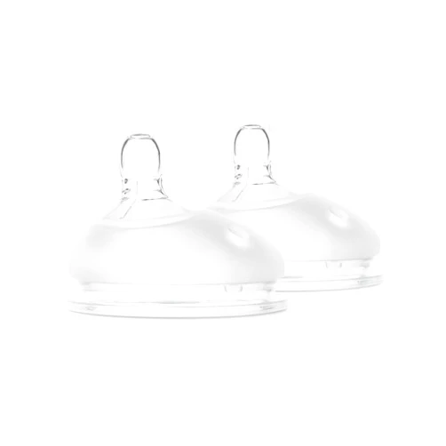 Olababy Gentle Bottle Silicone Replacement Nipple 2 Pack (6+ Months/Fast Flow)
