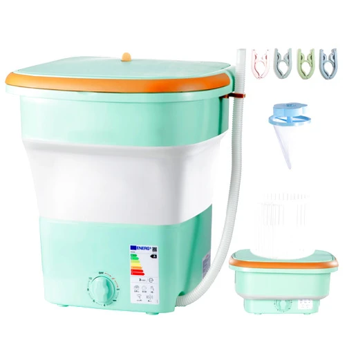 Qagwotuv Portable Washing Machine, Upgraded 18L Mini Compact Washing Machine, Deep Cleaning Of Underwear, Baby Clothes. Suitable For Rvs, Travel, Camping