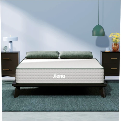 Siena 10” Twin Hybrid Firm Mattress - Memory Foam & Innerspring System - 180 Night Trial - Premium Pressure-Relieving Layers - 10 Year Manufacturer Warranty - CertiPUR-US® Certified